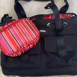 Laptop Bag with adorable contrast lining!